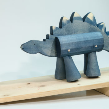 Wackelsaurier "Stego" blau – Bild 2
