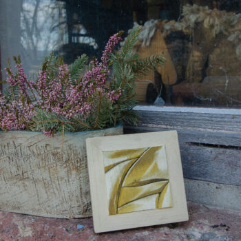 Holzbild Floral
