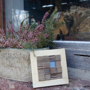 Holzbild Quader
