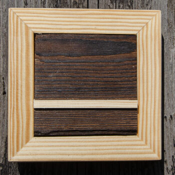 Holzbild Gebrannte Formen – Bild 3