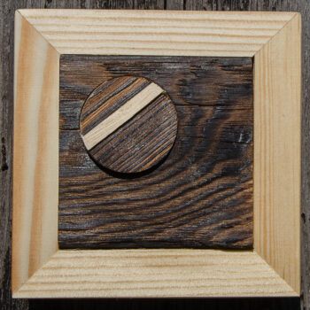 Holzbild Gebrannte Formen – Bild 2